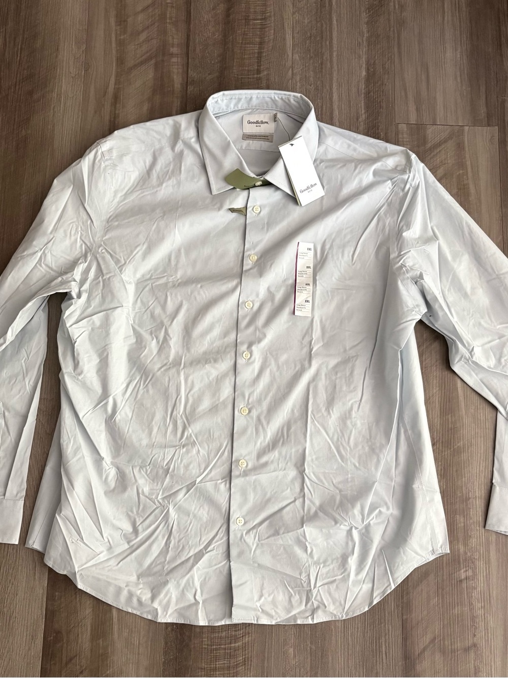NWT Goodfellow & Co Men's Light Blue Dress Shirt